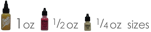 Airbrush Makeup Bottle Sizes - Link to Color Chart